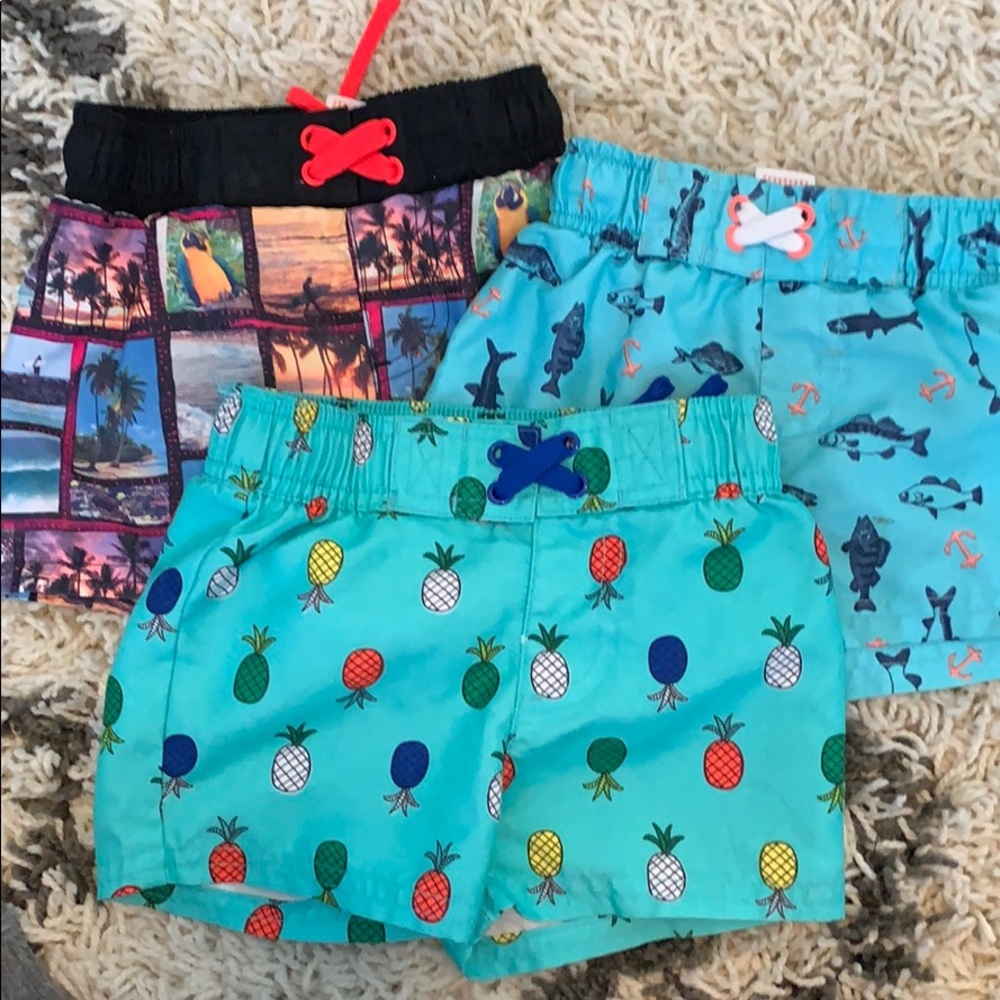 Cat and Jack swim shorts LOT